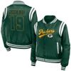 WEAR by Erin Andrews Women's Green Green Bay Packers Bomber Full-Zip Jacket view 1