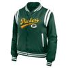 WEAR by Erin Andrews Women's Green Green Bay Packers Bomber Full-Zip Jacket view 2