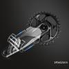 Ldabrye 2 Sheet Bikes Crank Stickers Crank Arm Protective Film Bikes Frame Stickers Crankset Protectors Bikes Crank Crank Decals view 3