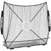 AOLIGEIJS Replacement 7' x 7' Baseball Softball Net (NET ONLY),with Large Ball Collection System,Frame Not Included (Black) view 1