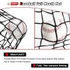 AOLIGEIJS Replacement 7' x 7' Baseball Softball Net (NET ONLY),with Large Ball Collection System,Frame Not Included (Black) view 4
