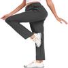 ZOOXING Womens Golf Pants Lightweight Quick Dry Nylon Summer Outdoor Travel Hiking Camping Pants with Zipper Pockets Darkgrey X-Large/29 view 1