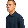 Timberland Men's Millers River Pique Short Sleeve Polo Shirt, Dark Sapphire, Small view 2