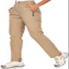 ZOOXING Womens Golf Pants Lightweight Quick Dry Nylon Summer Outdoor Travel Hiking Camping Pants with Zipper Pockets Khaki X-Small/29 view 3
