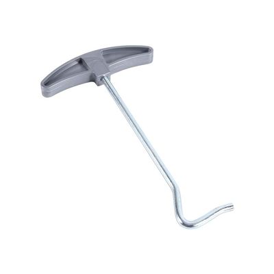 Peg Puller Extractor,Tent Peg Nail Puller Tool,Outdoor Tent Stake Puller Tool,Portable Plastic Handle Steel Awning Stakes Hooks Remover Lifter for Outdoor Camping