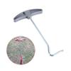 Peg Puller Extractor,Tent Peg Nail Puller Tool,Outdoor Tent Stake Puller Tool,Portable Plastic Handle Steel Awning Stakes Hooks Remover Lifter for Outdoor Camping view 4