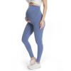 WELL&JUST Maternity Leggings Over The Belly - 2 Packs Ultra Soft & Breathable Pregnancy Active Wear for Workout Casual, High Waist Yoga Tights,S view 2