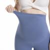 WELL&JUST Maternity Leggings Over The Belly - 2 Packs Ultra Soft & Breathable Pregnancy Active Wear for Workout Casual, High Waist Yoga Tights,S view 4