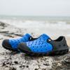 DZBAJRQM Men Hollow Lightweight Easy to Clean Arch sSupport Beach Wading Shoes Comfortable Swimming Pool Walking Shoes Shopping Tourism Multifunctional Shoes Blue, 11.5-12 Wide view 2