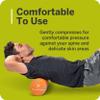 Foundation Roller - Premium EVA Foam Muscle Recovery and Flexibility Roller, Soft Compression for Injury Prevention, Travel-Friendly, Ideal for Athletes, Black/Grey, 12" view 3