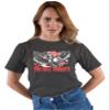 5X-Large Heather Black Mens George Washington USA Bald Eagle You Free Tonight? T-Shirt view 3