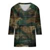3/4 Sleeve T Shirts for Women, Womens 3/4 Sleeve Summer Tops, Women's 3/4 Sleeve Summer Tops, Plus Size Tops for Women Summer, Fall Clothes for Women 2024, Blusas Manga 3/4 para Mujer Black view 2