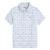 Vineyard Vines Boys Printed Sankaty Polo, Boat Stripe - White Cap, X-Large view 1