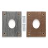 1-Count Birdhouse Entrance Hole Resizer, Reversible Gray/Brown, Upcycled/Recycled/Reclaimed Composite Material (1-1/4" Hole) view 1