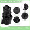 Water Bottle Holder with Adjustable Strap Portable Water Bottle Carrier Bag with Pockets Reusable Water Bottle Sling Bag Stylish Water Bottle Carrier for Hiking Travelling Camping 26.415.2cm(Black) view 4