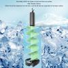Auger Drill Bit Ice Fishing Auger Electric Drill 8 Inch Diameter 28 Inch Long Carbide Nylon Floatable Ice Fishing Drill Bit with Universal Adapter view 2