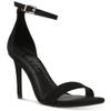 Wild Pair Womens Bethie Faux Suede Square Toe Heels Black 10.5 Medium (B,M) view 1