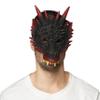 Supersoft 2-Tone Dragon Mask - Red and Black view 1