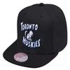 Mitchell & Ness Toronto Huskies Snapback Adjustable Hat Cap - Black view 1