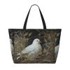Grass And Dove Print Anti-Sand Beach Tote Bag,Versatile And Stylish For All Your Adventures view 3