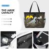Grass And Dove Print Anti-Sand Beach Tote Bag,Versatile And Stylish For All Your Adventures view 4