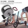 12V 250W Brushed Motor, Aluminum Long Service Life Gear Motor Brush Motor, Efficiency High Speed Brushed DC Motor for Electric Scooter view 4