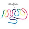 Workout Rope, Training Rope Fitness Rope Multi Function Tension Rope Exercise Rope, Rainbow Color Gymnastics for Dance view 4