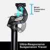 Safort USS Suspension Seatpost with Cover, Diameter: 27.2mm / 30.9mm / 31.6mm, for E-Bikes, Gravel, Road, Hybrid, 365mm (27.2mm x 365mm) view 4