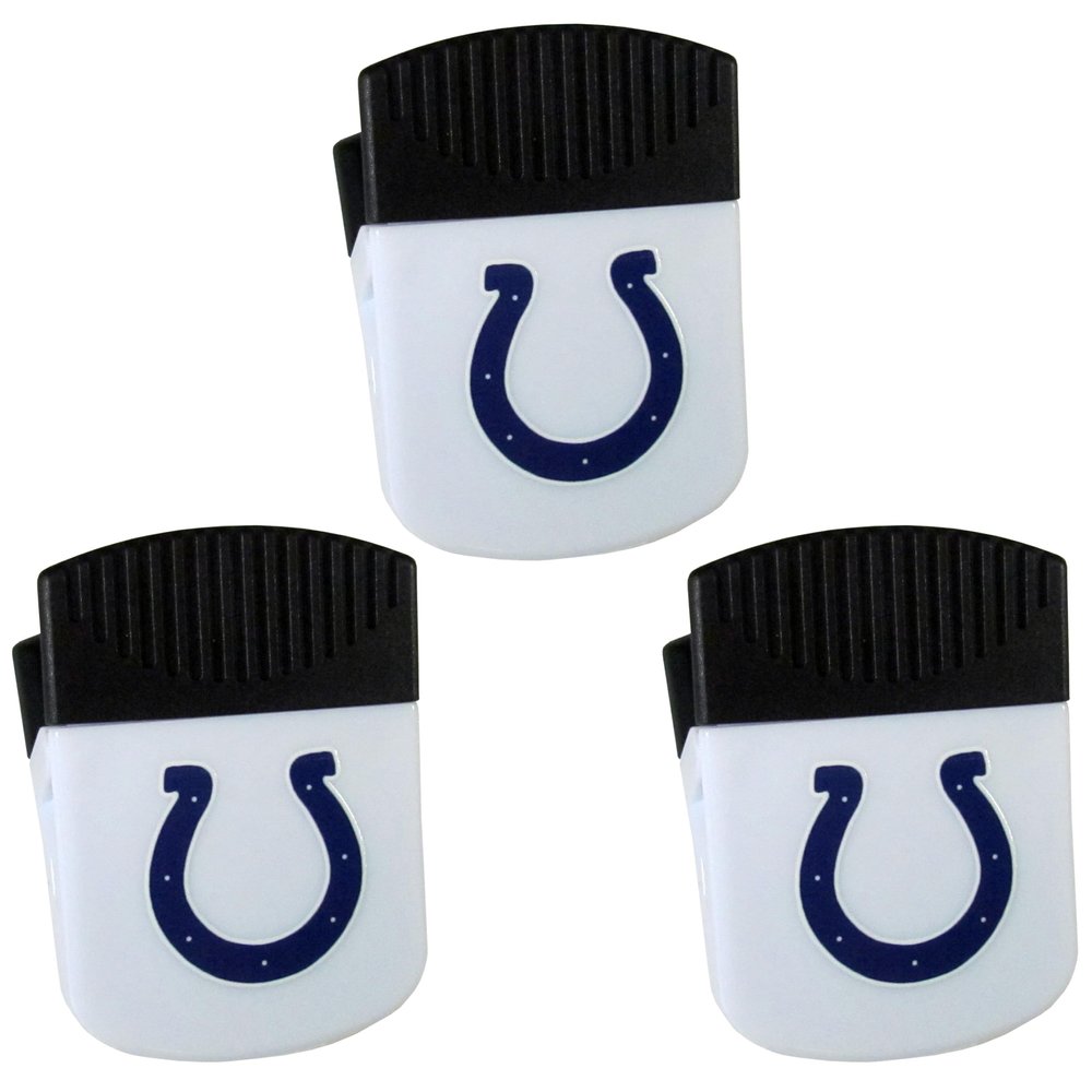 Siskyou Sports NFL Indianapolis Colts Chip Clip Magnets, 3pk One Size, White