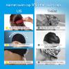 Lynllsh Womens Swim Cap for Long Hair PU Fabric Hairnet Swimming Caps for Women Men Adults Youths with Ear Plug and Nose Clip, Swim Hats Pool Caps to Protect Hair no Pulling (Pink, M) view 2