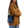 TODIYADDU Blue Mushroom Snail Messenger Bag for Women Crossbody Purse Starry Sky Shoulder Bag with Zipper Closure Waterproof Travel Sling Bag for Watch Cards Lipstick Small Cell Phone Purse Wallet-1 view 4