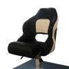 UNKOMN Marine Hardware Boat Accessories Marine Folding Seat Boat Fishing Pro Casting Deck Seat Boat Bike Butt Chair(Black and Khaki) view 1