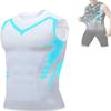 YJFZYYJJ Men Compression Shirt, 2024 New Version Ionic Shaping Sleeveless Vest for for Men to Build a Perfect Body (White,XXL,XX-Large) view 1