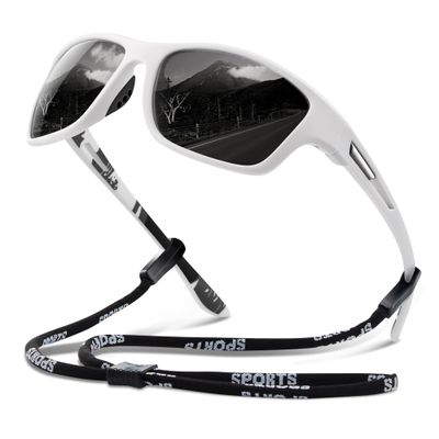 suoso Polarized Sports Sunglasses for Men: UV400 Protection Glasses Womens Wrap Around Goggles for Driving Fishing