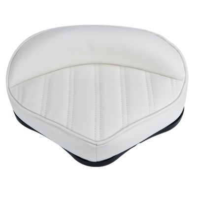 UNKOMN Marine Hardware Boat Seat Boat Fishing Pro Casting Deck Seat Boat Bike Butt Chair(White)