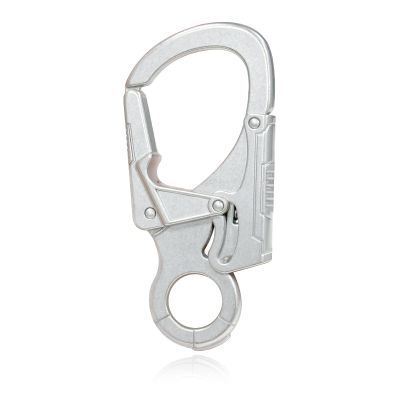 Ahiller Muscular Carabiner Hook3.1" Alloy Thick Keychain Clip for Man, Outdoor Camping, Hiking Accessories, Key Ring(W-Carabiner Clip-Silver-1PCS)