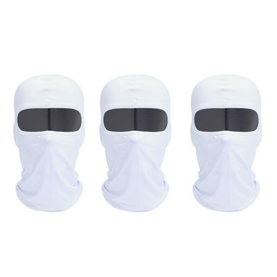 NineFit Basics 3PCS Thermal Full Face Masks Running for Adult Weather Gear Cycling, one hole