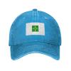 Bandeira Do Distrito Federal (Brasil) Baseball Cap for Men Women Vintage Trucker Hat Golf Hats Dad Hat Blue view 1