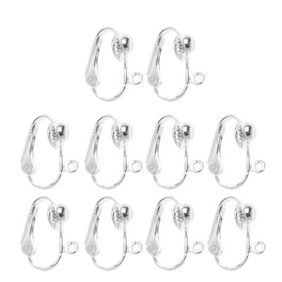 hokojix Ear Clip Converter One End of The Vertical Tube The Other End of The Silicone Ear Plug U-Shaped Jewelry Accessories