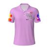 Custom T Shirts Add Image and Text Custom Shirts Perfect for Office Running Personalized Design 4 Side Print Custom Polo Shirts for Man Personalized Gift XX-Large Purple view 1