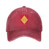 18 Fa Bde Flash Baseball Cap for Men Women Vintage Trucker Hat Golf Hats Dad Hat Red