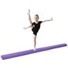Nova Microdermabrasion 9 FT Folding Gymnastics Balance Beam for Kids Home Use Anti Slip Foam Floor Balance Beam Foldable Gymnastics Floor Beam (Purple, 9FT) view 1