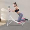 Ab Machine, Ab Workout Equipment for Home Gym, Foldable Core & Abdominal Exercise Machine, Ab Trainer Women Exercise Fitness Equipment with LED Monitor, 150kg/330lbs Weight Capacity (Pink) view 2