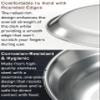 CAMPINGMOON Camping Plates 8 pack set Salad Side Dinner Plate Dishes Outdoor Tableware Stainless Steel with Canvas Case S397-2S view 4