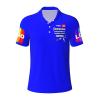 Custom T Shirts Add Your Own Image Text T Shirts Perfect for Golf Fishing Tennis Personalized Design 4 Side Print Custom Polo Shirts for Man Custom Gift 4X-Large Blue view 1