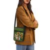 TODIYADDU Sunflower Corgi Shoulder Bag for Women Men Crossbody Sling Bag Fashion Messenger Bag Small Cell Phone Purse Holder Wallet Portable Handbags for Notebook Keys Cards Nice Chest Bag Gifts-1 view 4