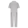 Women 2 Piece Cotton Linen Outfits Casual Short Sleeve Top Summer Plus Size Suits High Waist Wide Leg Pants Sets view 4