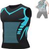 YJFZYYJJ Men Compression Shirt, 2024 New Version Ionic Shaping Sleeveless Vest for for Men to Build a Perfect Body (Black,L,Large) view 1