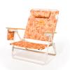 Business & Pleasure Co. Margaritaville Manana Backpack Beach Chair Lay Flat Reclining, Lightweight & Portable, Insulated Cooler Pocket, Hemisphere Dancer Tiki view 1