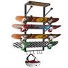 Koutemie Skateboard Rack Wall Mount, 5 Layer Skateboard Holder for Storage view 1